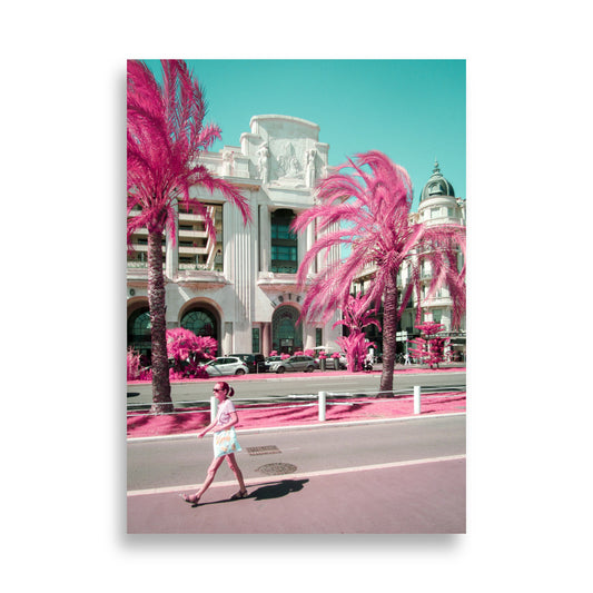 Pink Palm Promenade